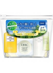 DHC Подарочный косметический мини-набор на основе органического оливкового масло "ОЧИЩЕНИЕ + УВЛАЖНЕНИЕ"